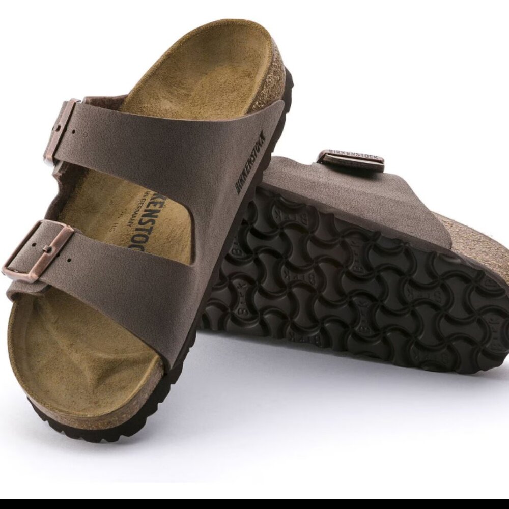 Birkenstock Arizona Slide Sandal Mocha Size EU 42, Women's 11-11.5, Men's 9-9.5
